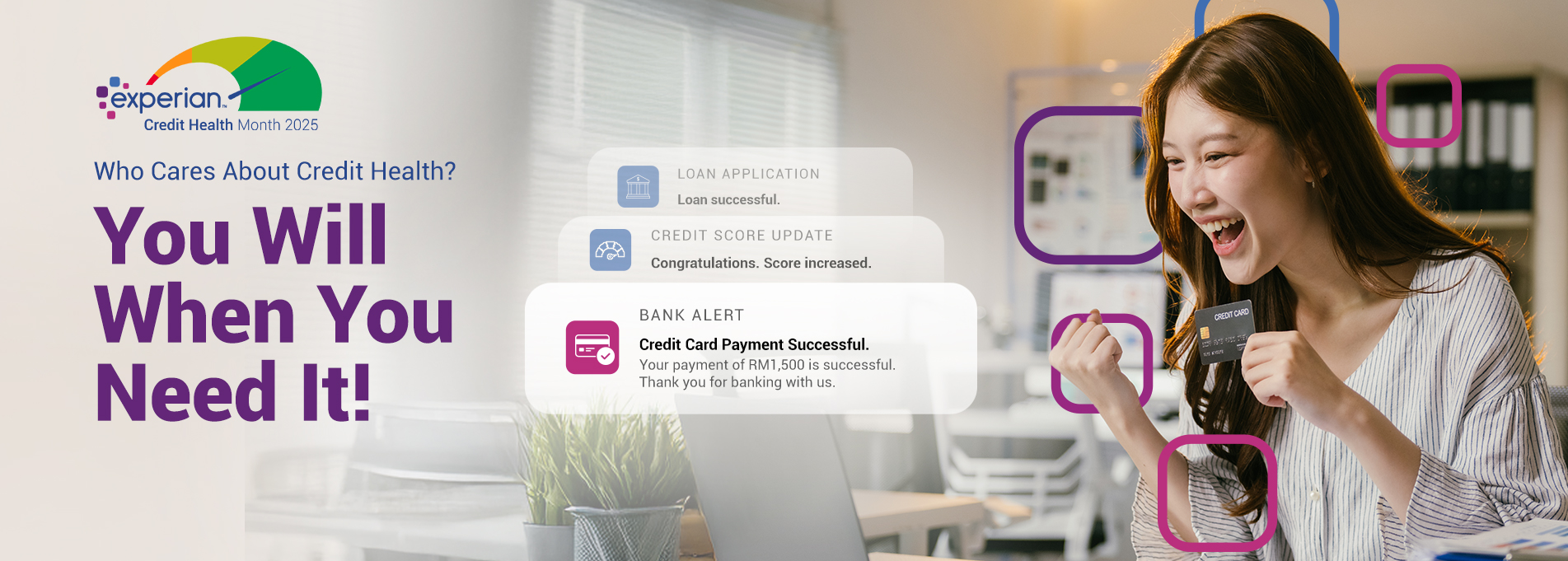 Credit health month 2025 banner